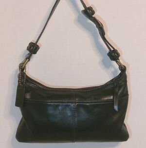 Coach Black Leather Bleeker Shoulder Bag 11416